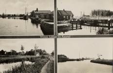 15295 Collage van gezichten langs de Amstel te Wilnis.N.B. De gemeente Wilnis is per 1 januari 1989 opgenomen in de ...
